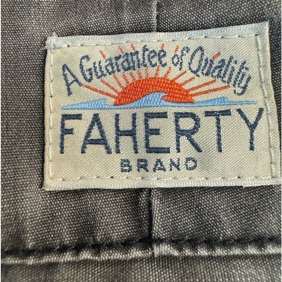 Faherty Mens Shorts Beige Khaki All Day Drawstring size 30 academia preppy E - Picture 3 of 7